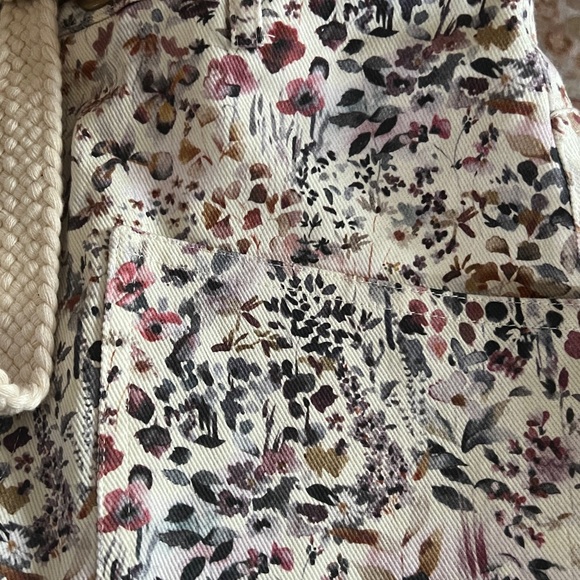 Luvluv Floral Print Pants with corded Belt - Picture 5 of 5